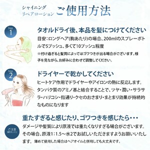 ヴェルモア クレンジング 200ml＆ヘアパック150g・シャイニング リペアローション200ml セット｜リペア ヘアケア ダメージケア シャンプー トリートメント ウォータートリートメント [32