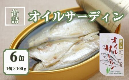 【 缶詰 】 オイルサーディン 6個  | 缶詰