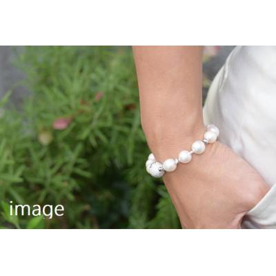 ふるさと納税 神戸市 あこやバロック真珠ブレスレット(シルバーカラー) |  | 02