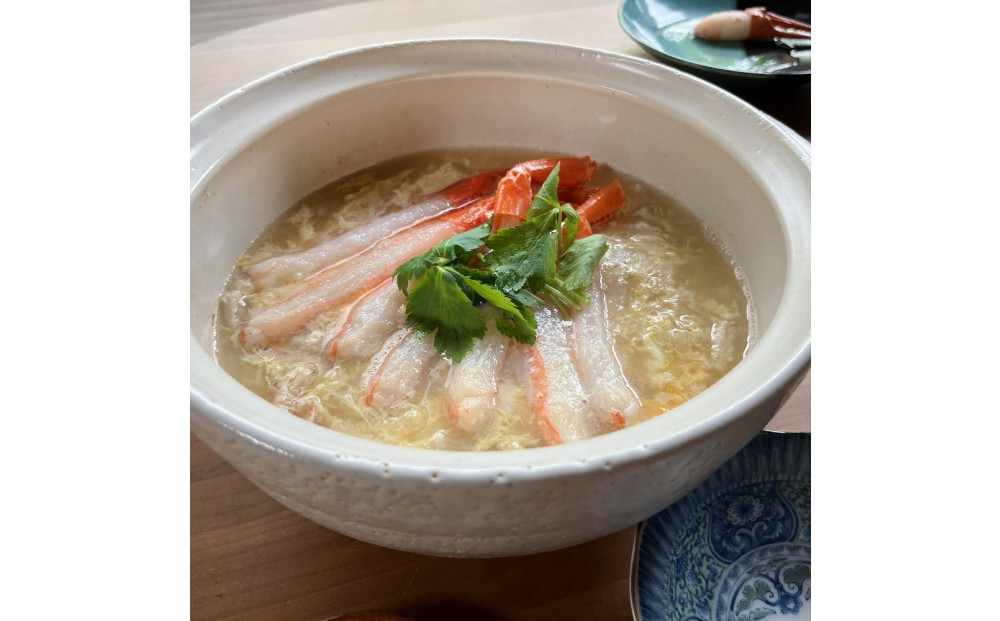 蟹 蟹鍋 セット 1.5kg 3〜4人前 オリジナル鍋つゆ付 境港産 紅ずわい蟹 冷凍