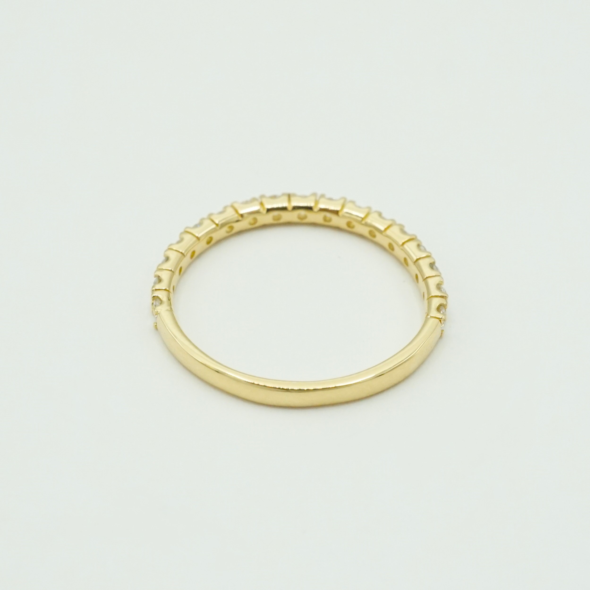 K18YG 0.30ct 6分エタニティリング　ラボグロウンダイヤモンド　LD0063B