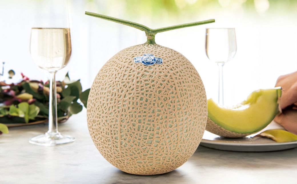 【7ヶ月定期便】静岡県産高級 アローマメロン 約1.3kg以上×山等級1玉