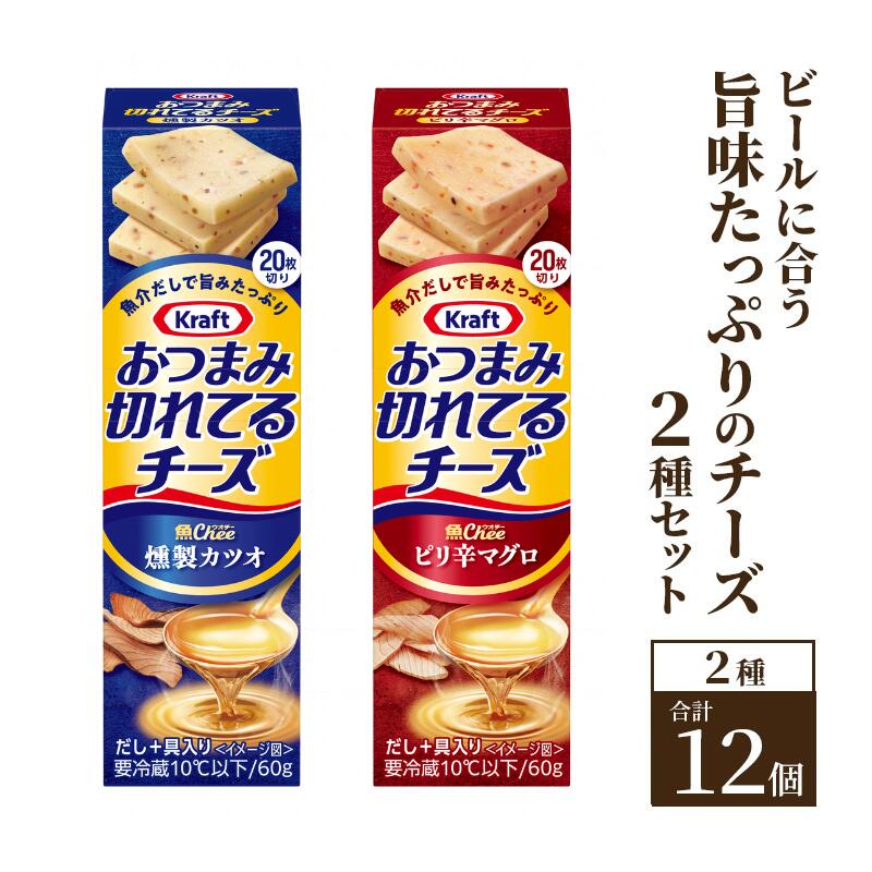 【ふるさと納税】ビールに合う旨味たっぷりのチーズ2種 （12個） セット クラフト おつまみ切れてるチーズ 乳製品 おやつ おつまみ