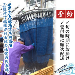 【予約】 さんま 約1kg ＼ 秋刀魚 ／ 冷蔵