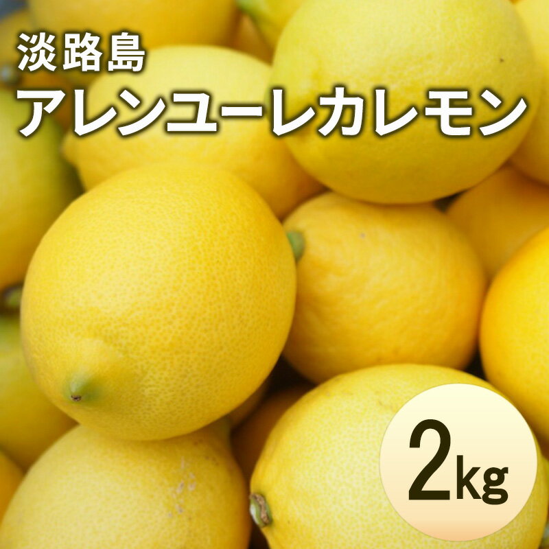 【ふるさと納税】淡路島アレンユーレカレモン2kg 檸檬 れもん 兵庫県 洲本市 淡路島 　お届け：2025年10月初旬～2026年5月末