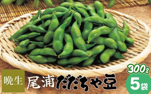 【令和7年産】尾浦 だだちゃ豆 300g×5袋（計1500g）【晩生】 株式会社 清川屋