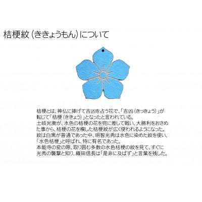 ふるさと納税 福知山市 木製桔梗紋ピアス(フック) |  | 02