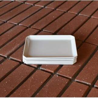 1616/ TY Square Plate 165 White セット 有田焼 器 食器 皿 白 ホワイト プレート A30-283_イメージ1