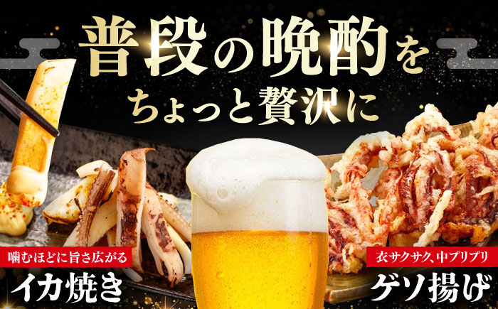 【全12回定期便】するめ いか 一夜干し セット《対馬市》【対馬地域商社】九州 長崎 海鮮 [WAC026]冷凍 新鮮 簡単調理 肉厚 スルメイカ いか 小分け 天ぷら 炒め物 おつまみ 個包装 贈り