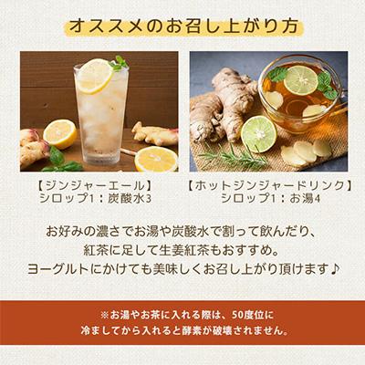 ふるさと納税 枕崎市 発酵ジンジャーシロップ&塩麹A7-11 |  | 03