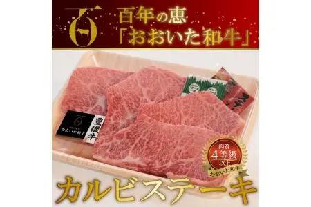 百年の恵 「おおいた和牛」 カルビステーキ約400g A01062