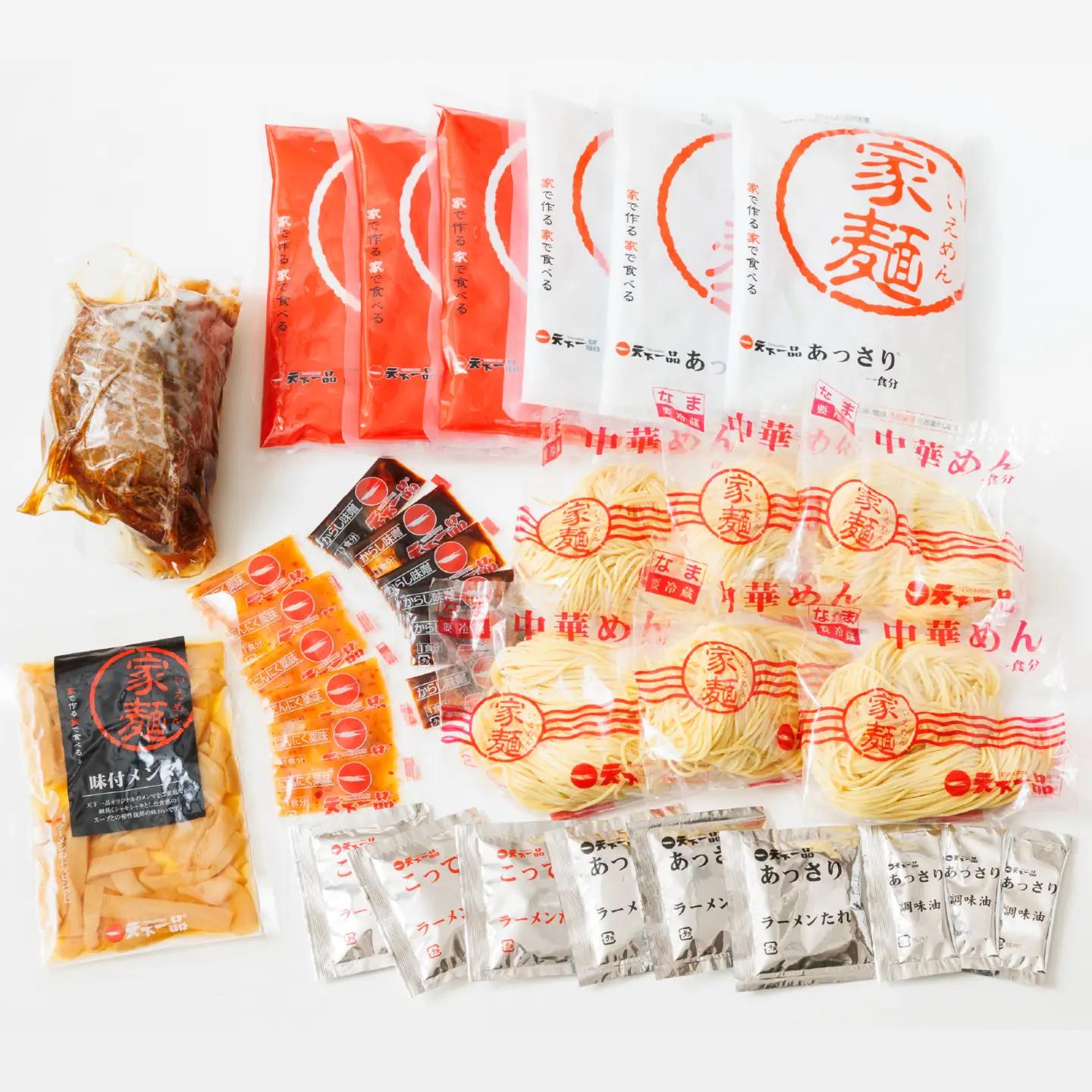 【天下一品】家麺 ラーメン ミックス ６食セット＜チャーシュー・メンマ付き＞[CU006] | 天下一品ラーメン 天下一品 こってりあっさり