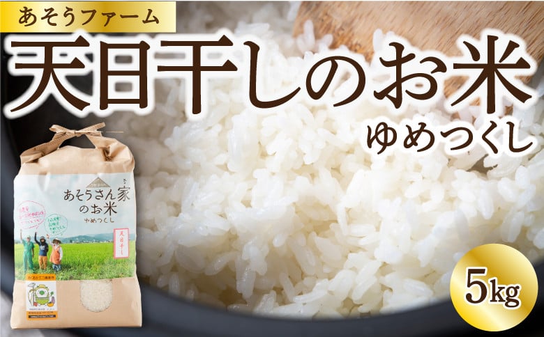 
                  【令和7年産】天日干しのお米 (ゆめつくし) 白米 5kg  お米 こめ 精米 ごはん ご飯 福岡県産 福岡県 うきは市
                