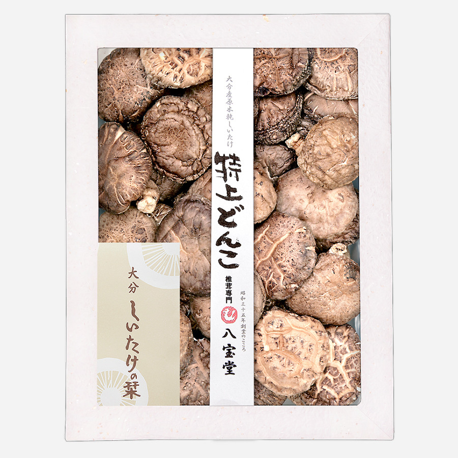 大分県産特上どんこ椎茸箱詰300ｇ（原木栽培）