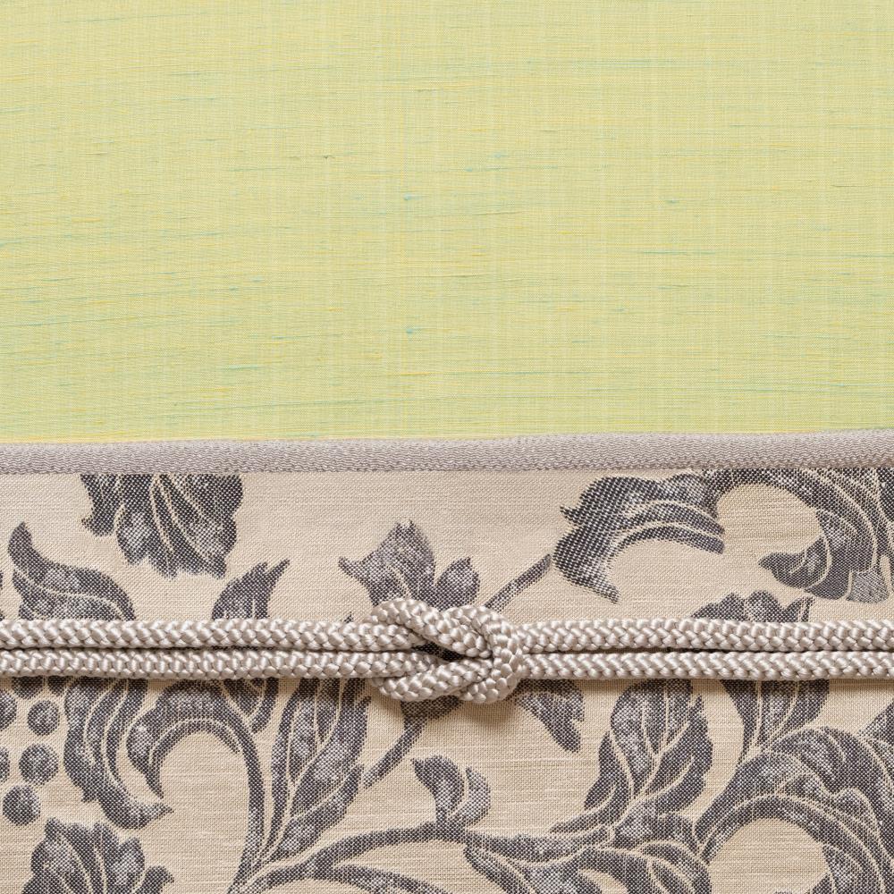 【ふるさと納税】【アトリエシムラ】《草木染め、手織りの反物》野あそび　袷お仕立て付き | 京都 着物 きもの ギフト 贈答 お仕立て オーダーメイド 色無地 黄緑 緑 若草