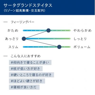 ふるさと納税 安芸高田市 ドリームベッド サータグランド ステイタス Pシングル[No5895-0670] |  | 01