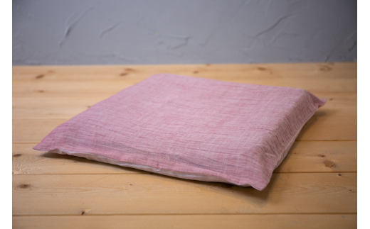 Fin plast Cushion ブループラス 縮(茜×薄紅藤) FC055007