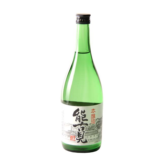 能古見本醸造720㎖  香りは控えめに。味わいは豊かに。醸造アルコールにより後味をシャープに整えております