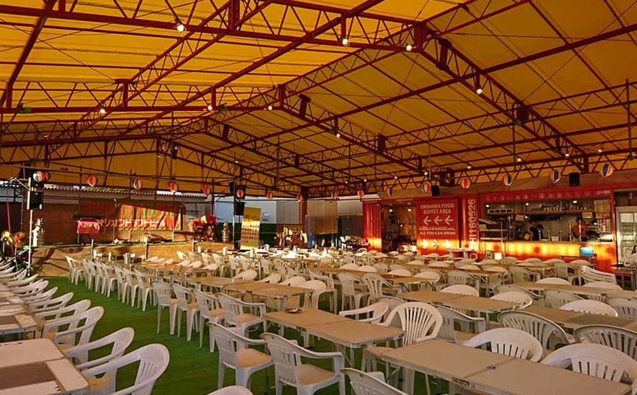 沖縄の音楽（芸能）×沖縄のお酒（食文化）×開放的ビアガーデン