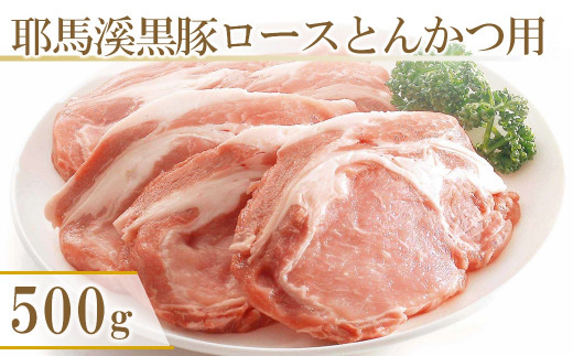 
下郷農協の耶馬溪黒豚ロース とんかつ用豚肉 計500g（100g×5枚）お肉 豚肉 黒豚 ロース とんかつ トンカツ 惣菜 おかず 国産 九州産 大分県産中津市産 冷凍 送料無料／熨斗対応可 お歳暮 お中元 など
