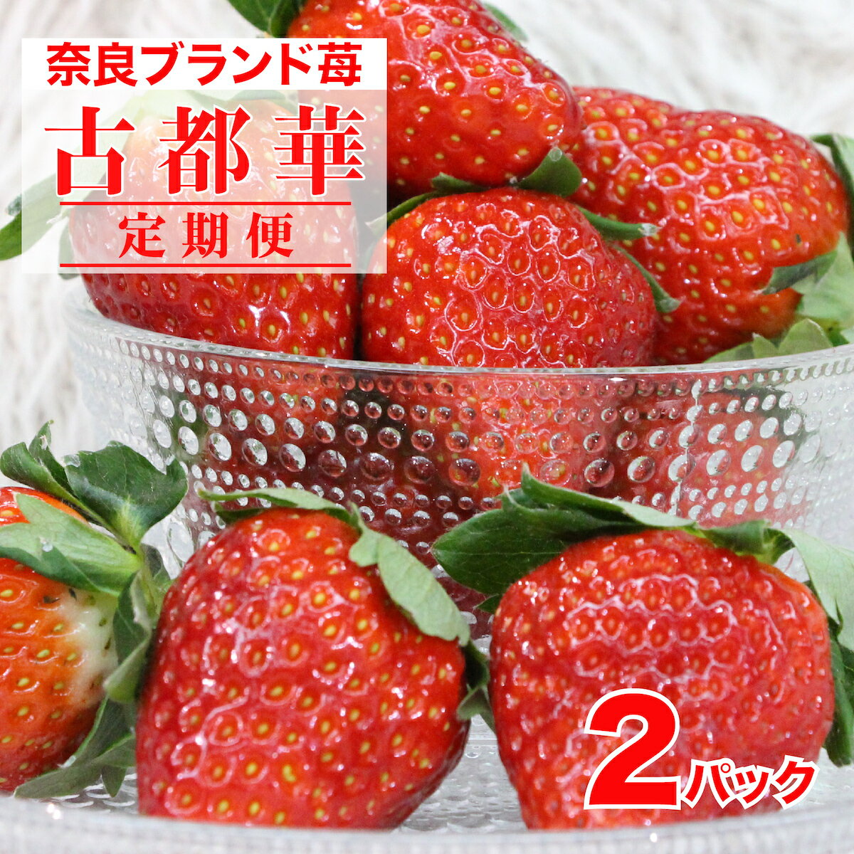 【ふるさと納税】【2026年先行予約】【3回定期便】苺 古都華 ことか 約270g 2パック 合計約540g いちご 奈良 奈良県産 500g イチゴ ストロベリー 人気 おすすめ 高評価 果物 ブランド苺 ブランドいちご 甘い 香り 糖度 高い 濃厚 酸味 おいしい お得 量 くだもの フルーツ