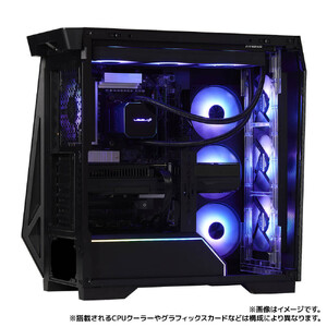 パソコン工房 4年間物損保証 ミドルタワーゲーミングPC Ryzen 7/RX 9070 XT/No.386