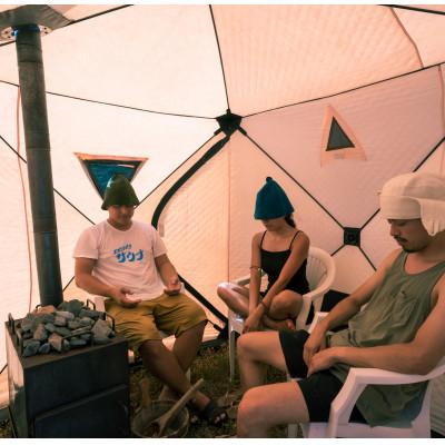 ふるさと納税 宇陀市 テントサウナ ストーブ セット 定員 6人 エコで省エネ 自宅でオシャレにととのう【複数個口で配送】 |  | 02