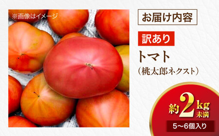 【先行予約】【4月中旬から順次発送】訳ありトマト 桃太郎ネクスト 5〜6個入り（約2kg未満） 愛媛県大洲市/にのみや農園 トマト とまと tomato 野菜 旬野菜 春夏野菜[AGDG008]