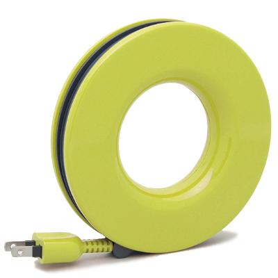 ふるさと納税 瑞穂市 PLUGO　プラゴ　ドーナツ型　家庭用コードリール　(ライトグリーン)MOPL-LG