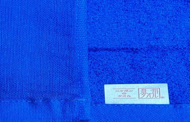 国内製造 ガーゼバスタオル 2枚（ブルー）薄手 60×120cm【泉州タオル 国産 吸水 普段使い シンプル 日用品】 099H1456
