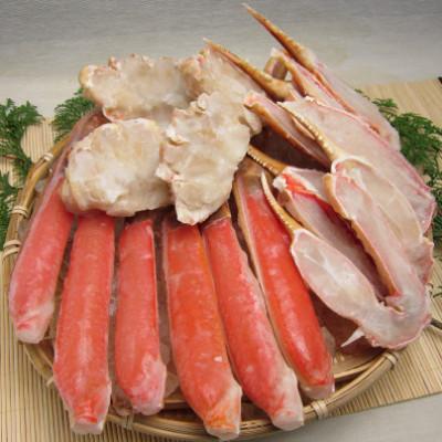 ふるさと納税 岸和田市 【2026年6月6日より順次発送】生ズワイガニ 1kg(ハーフポーション『カット済み』)