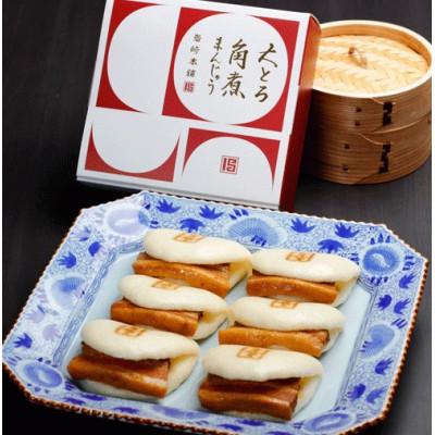 ふるさと納税 佐々町 【毎月定期便】【岩崎本舗】大とろ角煮まんじゅう6個 箱入り(佐々町)全6回 |  | 01