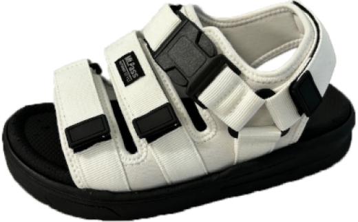 レディス　ベルト付きサンダル　MLH5878 （ホワイト、S）