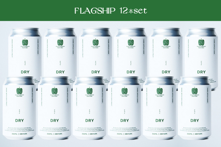 FLAGSHIP 12本 set (DRY) 酸化防止剤無添加 ハードサイダー シードル (DB016)