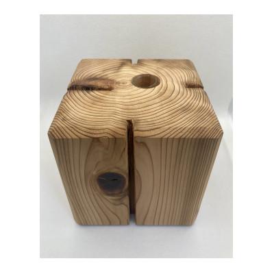 ふるさと納税 城里町 杉無垢材の一輪挿し　花瓶　高さ12cm　(小サイズ) |  | 01