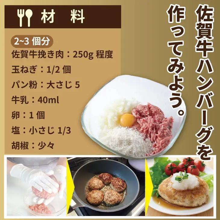 佐賀牛 100% 挽き肉 800g ハンバーグに最適 ミンチ  B120-058