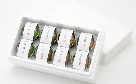 磯野開化堂【 京都 】濃厚 お茶 アイス セット（4種計8個）[ アイスクリーム 人気返礼品 ] お菓子 ほうじ茶 和抹茶 抹茶 黒豆茶 