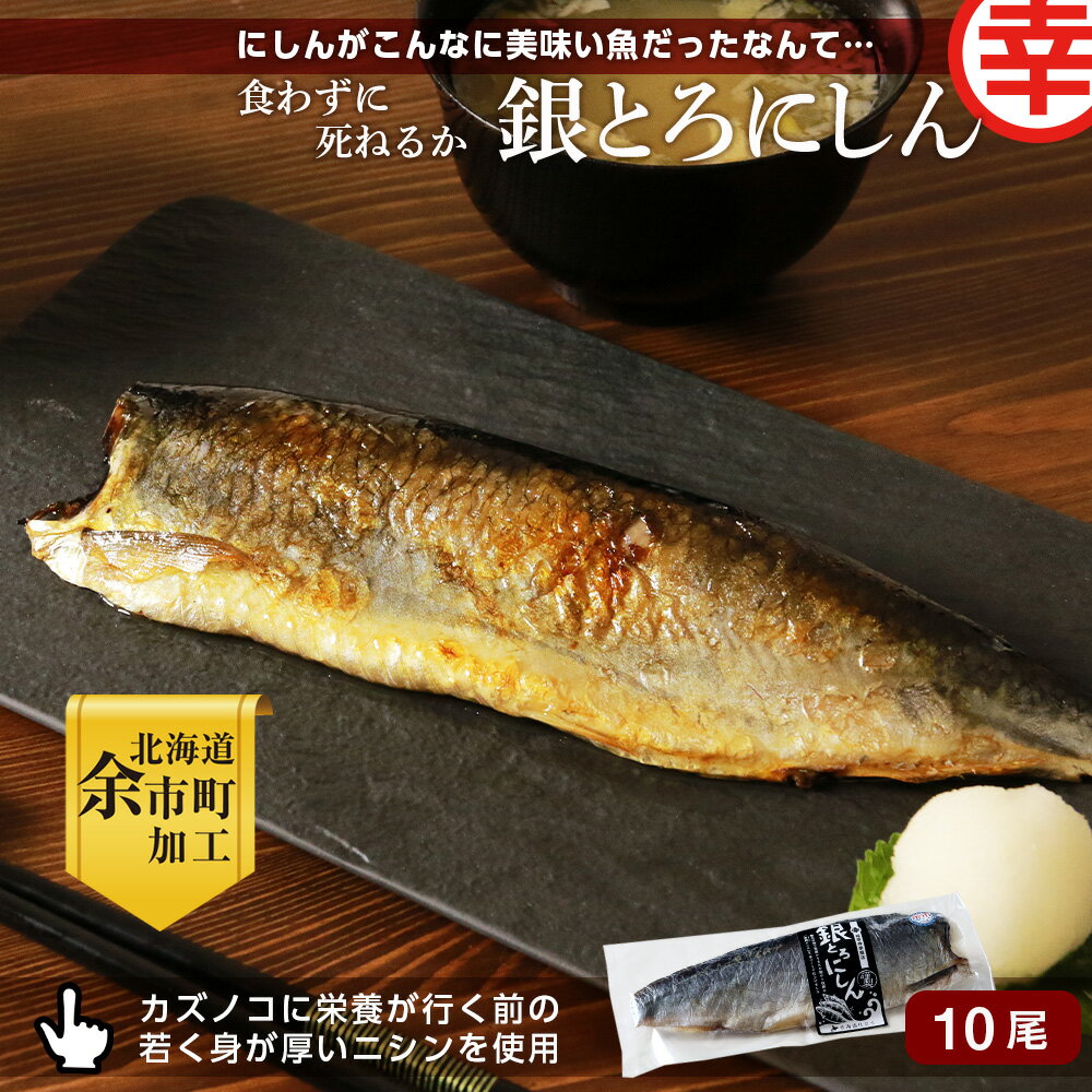 【ふるさと納税】にしんがこんなに美味い魚だったなんて・・・食わずに死ねるか「銀とろにしん」 にしん ニシン 魚 冷凍 魚介 伝統 焼き魚 海鮮 ご当地グルメ 肴 おつまみ ご飯 ごはん 煮物 素干し お取り寄せ 北海道 余市町 送料無料