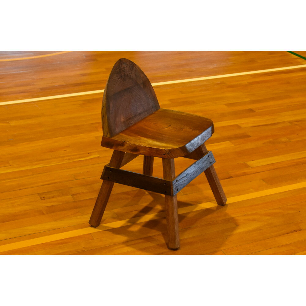 【ふるさと納税】高校生の学びを応援！空き家再生アップサイクル椅子「空き家の廃材を使ったRelax　Chair」倉吉西高校×三朝町