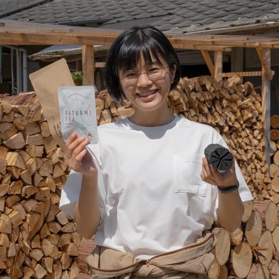 広葉樹のお茶 里海茶 ハマゴウ 1袋 7パック入り カフェインフリー 自然栽培 野草茶 高知県 大月町