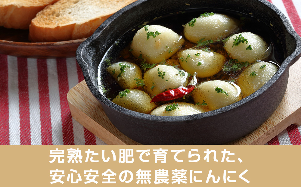 無農薬ニンニク 1kg（500g×2袋）