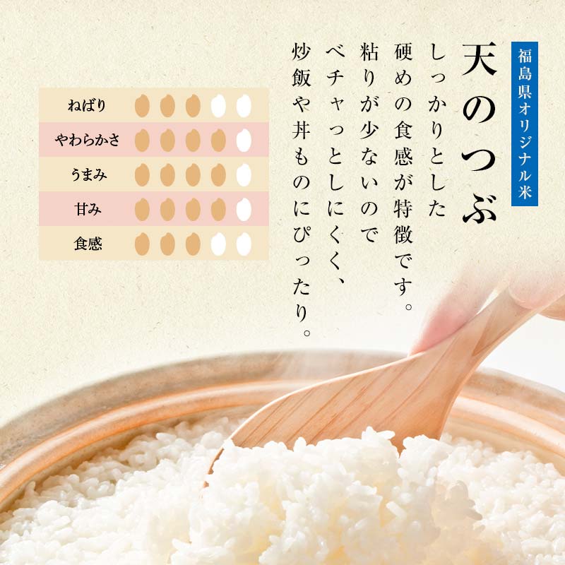 令和7年産米 須賀川市産 天のつぶ精米5kg ブランド米 お米 精米 白米 人気 F7X-0644