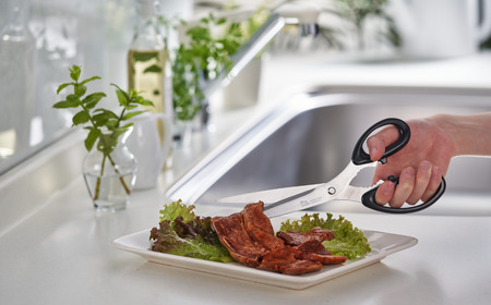 プログレード野菜調理器セット＆焼肉ハサミ 調理の下ごしらえに 調理器具 キッチン用品 キッチングッズ 万能バサミ 野菜ハサミ ステンレスキッチンハサミ [下村工業]【010P126】