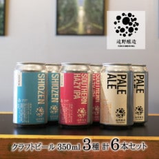 【クラフトビール 】遠野醸造 缶ビール 3種×2本 合計 6本 詰め合わせ セット