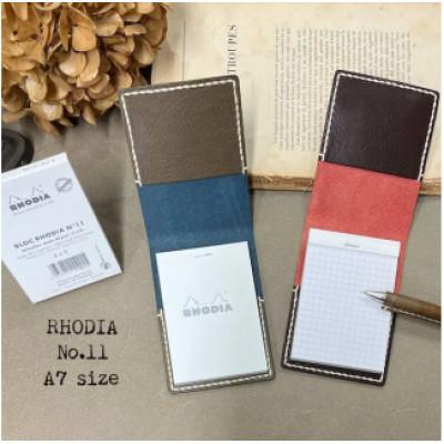 ふるさと納税 宇部市 【革小物one】rhodia cover(ロディアカバー)グレー |  | 02