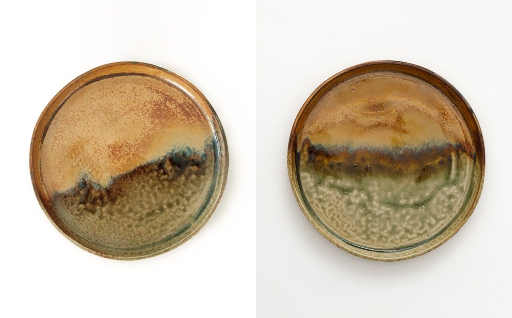 「掛け分け」グラデーションが美しい掛け分け。一つ一つ手作りのため、色の出方に個体差がでます。個性としてお楽しみください