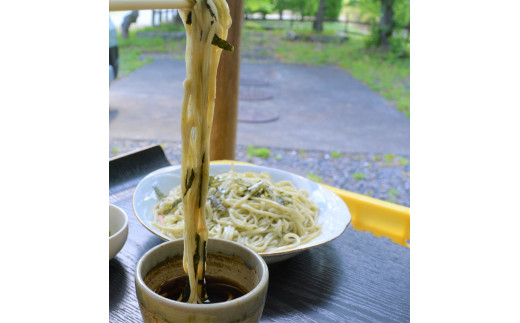 モロヘイヤ練りこみうどん　　『もろっこうどん　10束』_イメージ5