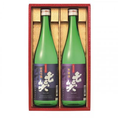 ふるさと納税 木曽町 【七笑酒造】木曽の華セット(純米吟醸酒720ml・吟醸酒720ml　各1本)蔵元直送