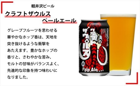 【定期便12カ月】 クラフトビール 350ml 3種24本 飲み比べセット 【ヤッホーブルーイング インドの青鬼 クラフトザウルス ペールエール 軽井沢高原ビール 地ビール お酒 酒 長野県 佐久市 