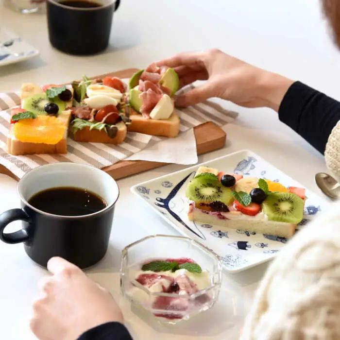 【訳あり】【波佐見焼】正角皿5柄 ボーダーボーダーどんぶり 4柄 計9個セット 食器 皿 角皿 【natural69/B品】【アウトレット ワケあり】 食器 皿 [QA112] 波佐見焼
